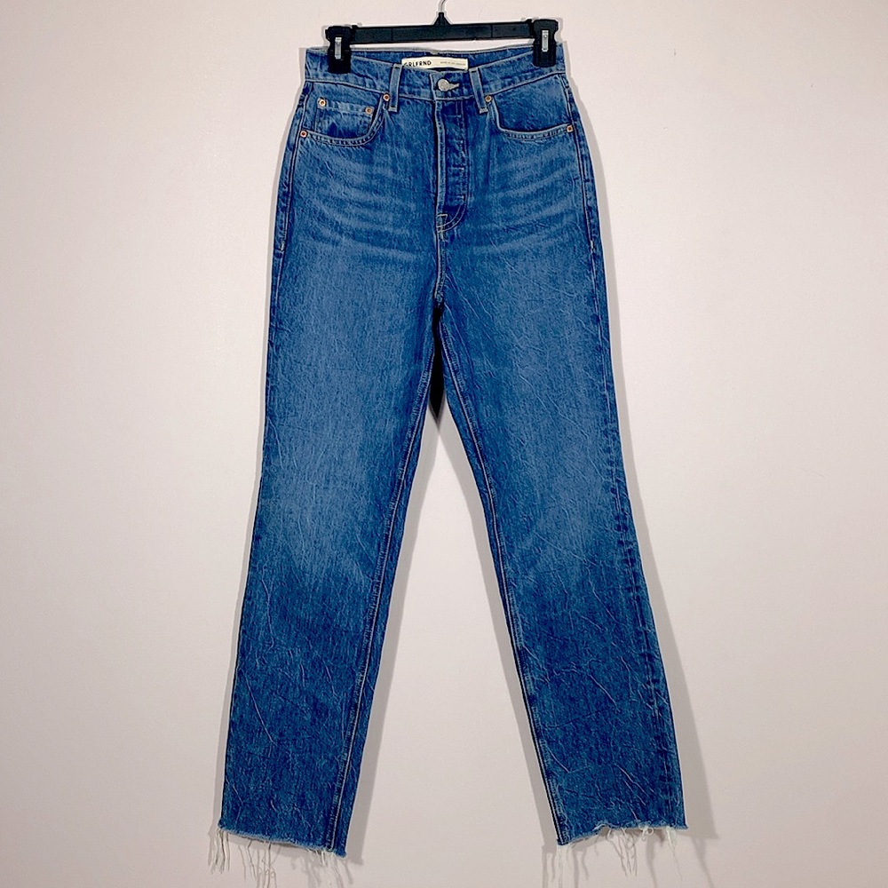 GRLFRND Jeans Cassidy Mid Rise Straight in Runyon Canyon 27